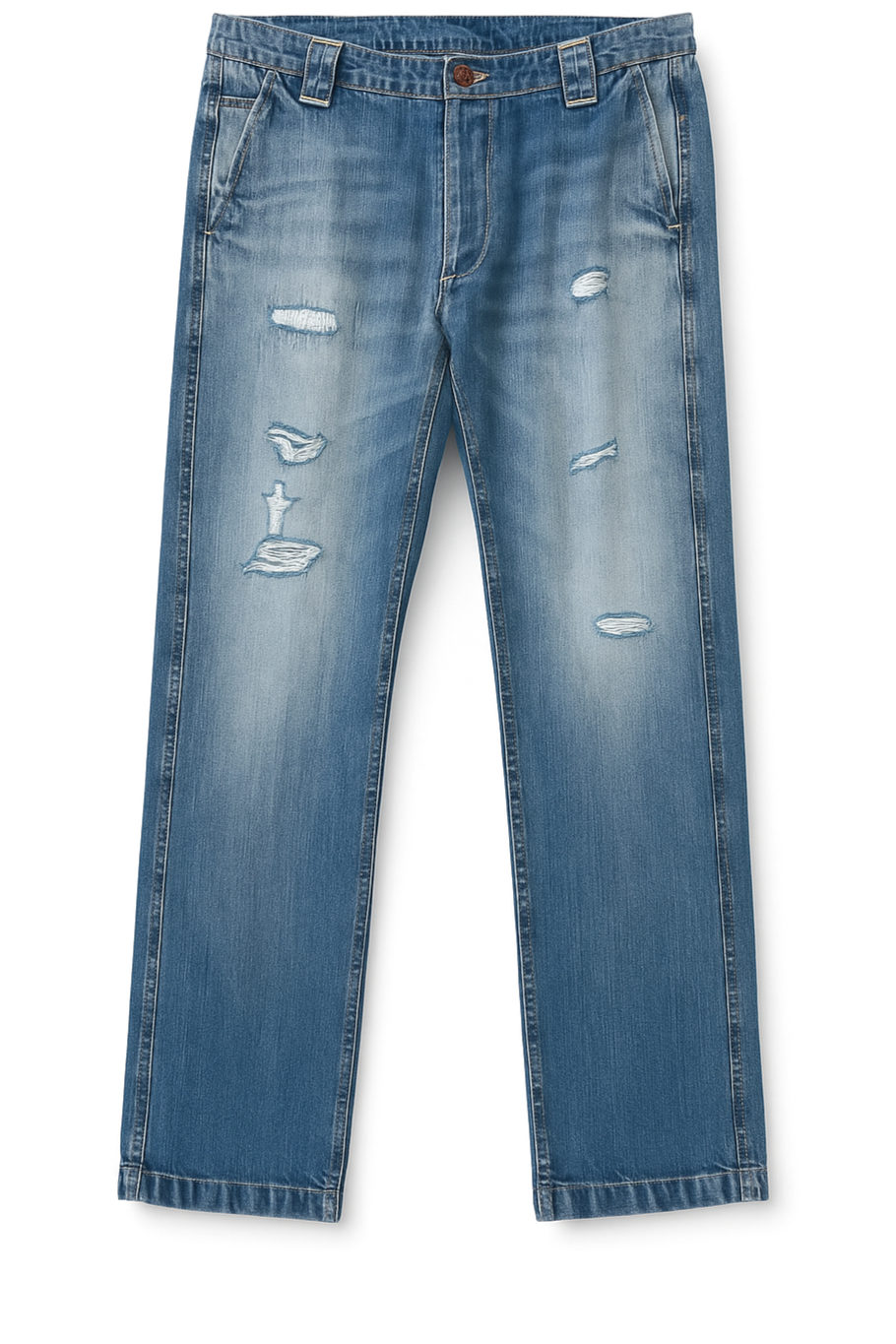 LE STRAIGHT LEGS TROUSER DENIM