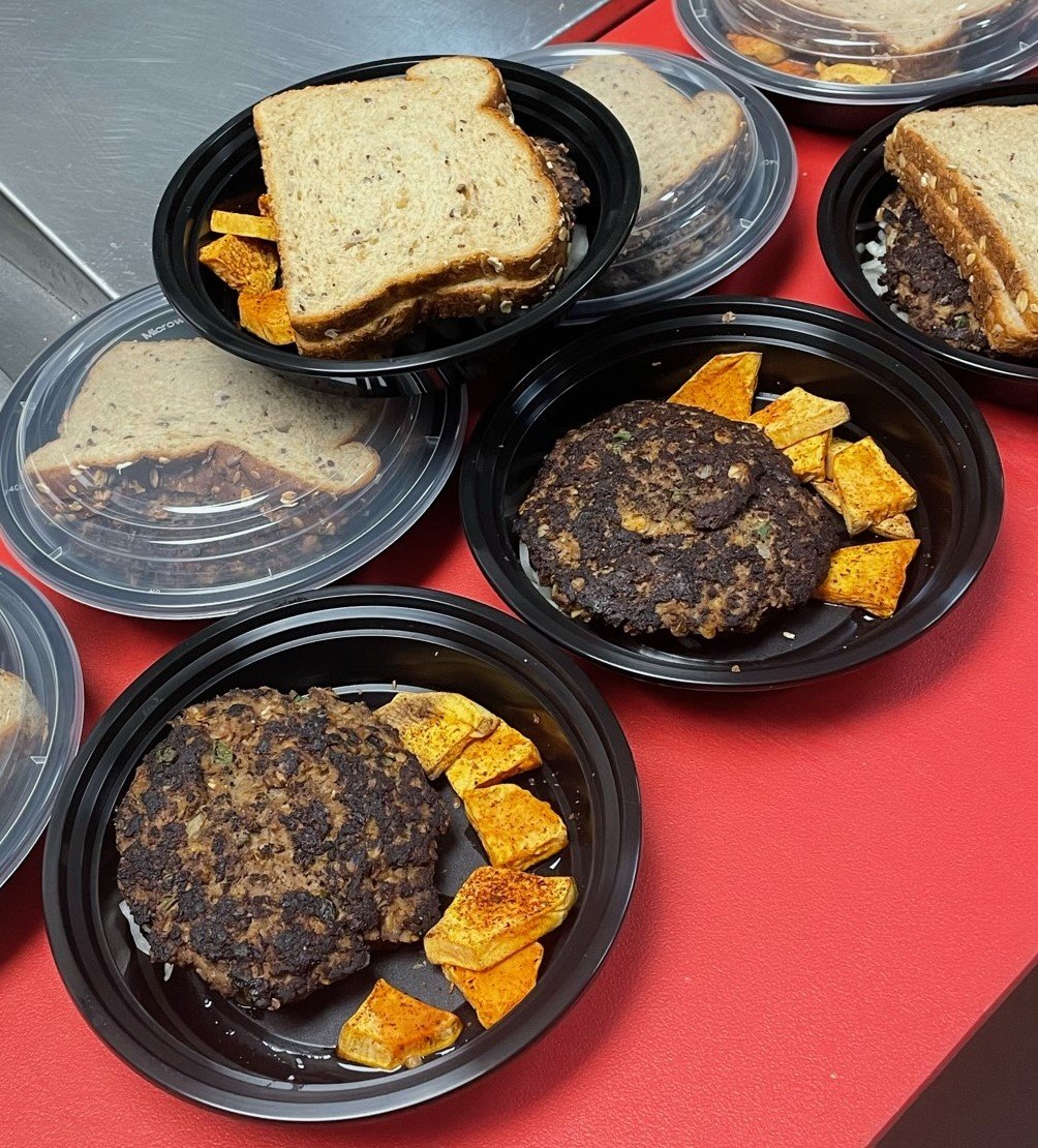Handmade 93/7 Lean Beef RANCH Burger Bowl