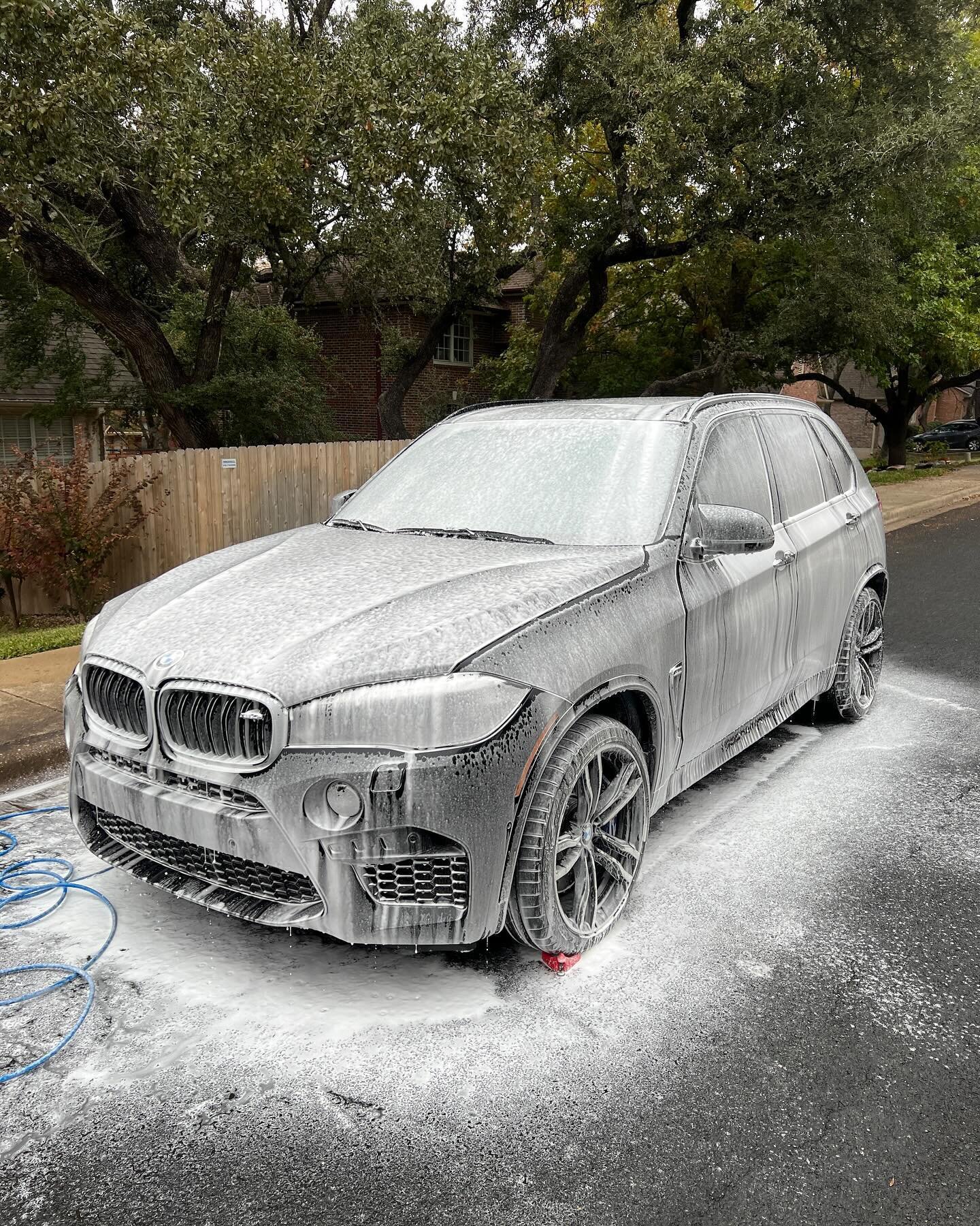New Year, new habits. Kickstart your 2024 by refreshing your car! This #bmwx5m got an exterior and interior detailing service and is looking like new again! #detailing #bmwm #carcare