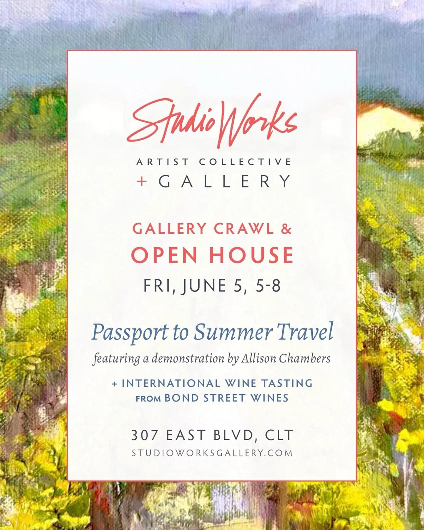 Friday night! It's gonn be fun! #angelaart.net @studioworksclt @guildofcharlotteartists
