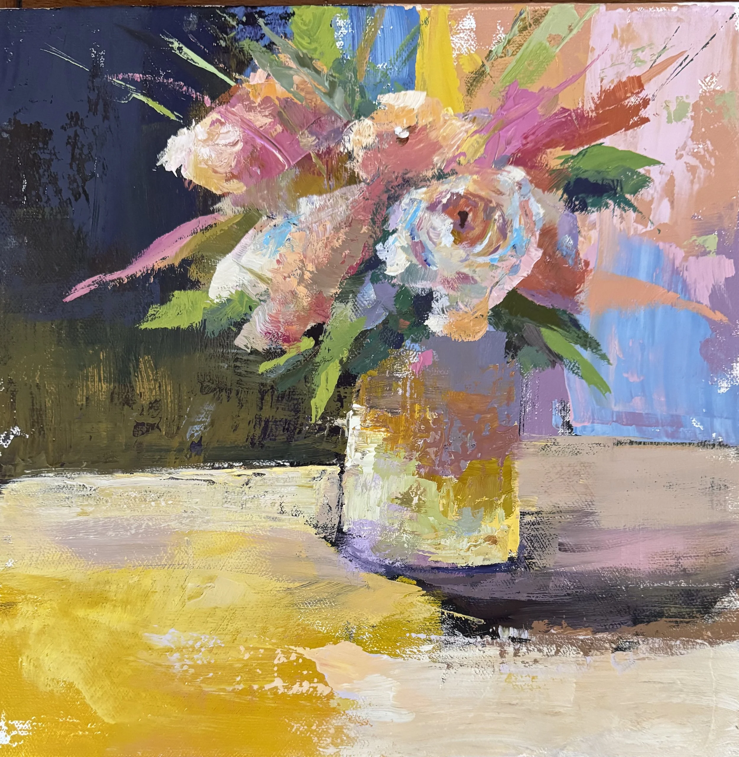 Valentine Flowers
12 x 12 
(Available, $300)
