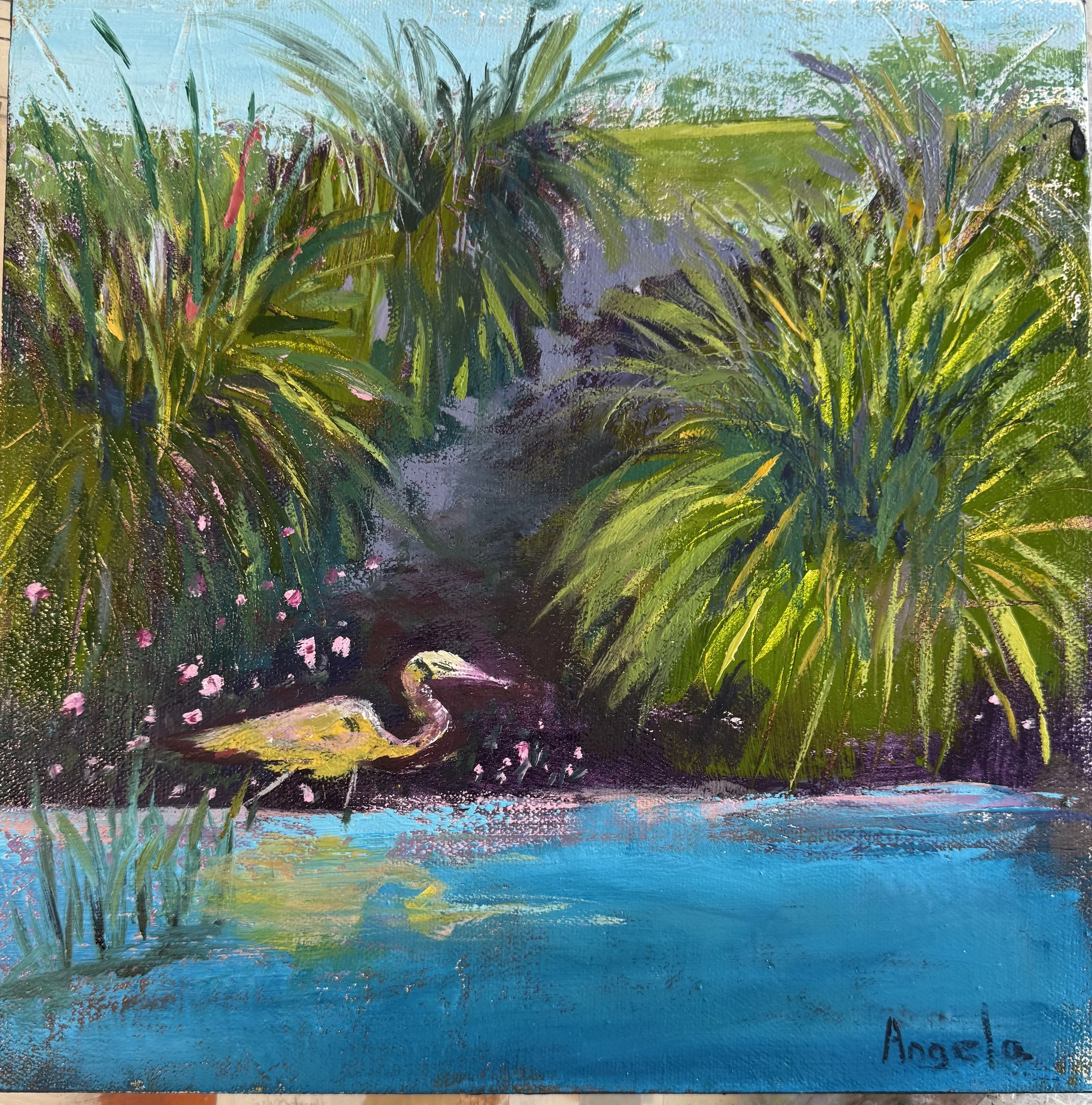 Looking For Lunch
Oil on Canvas 12x12
(Available, $300)