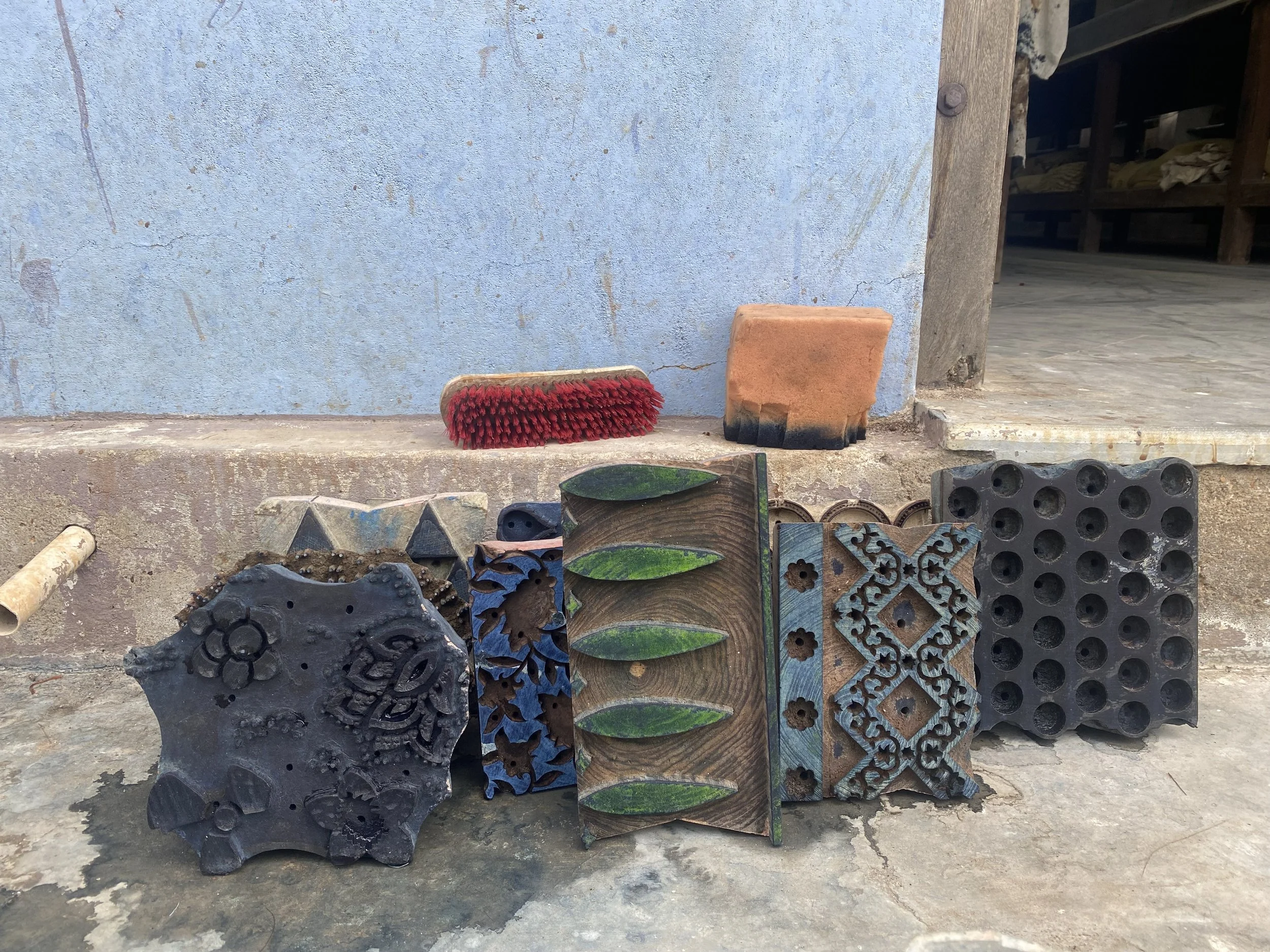 Akrakh block printing
