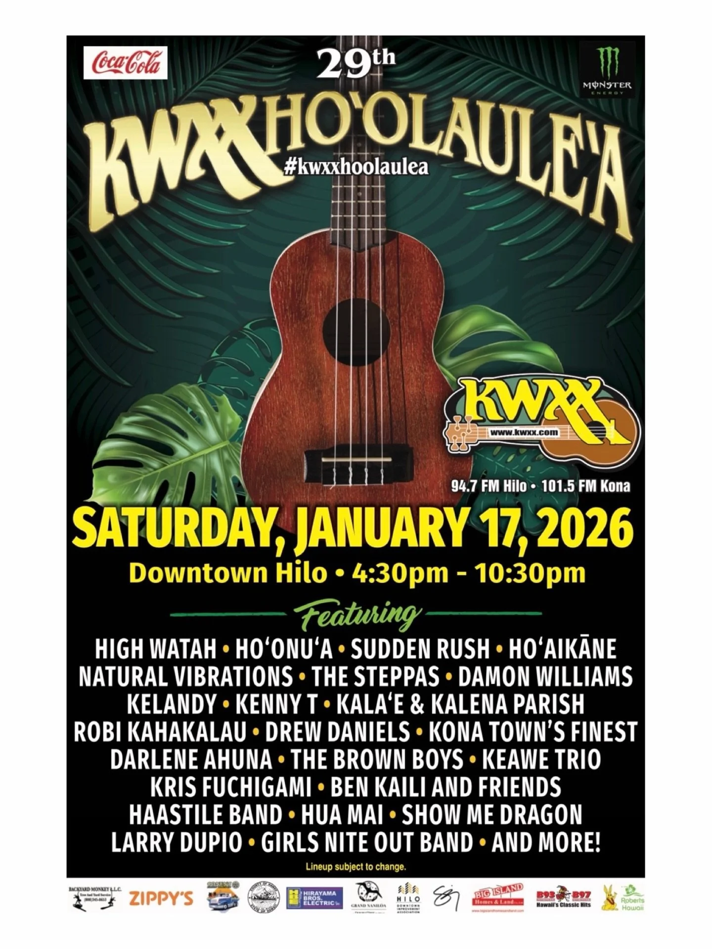 HILO we&rsquo;re coming along side the Braddah Kelandy!! 

Mahalo KWXX!!!