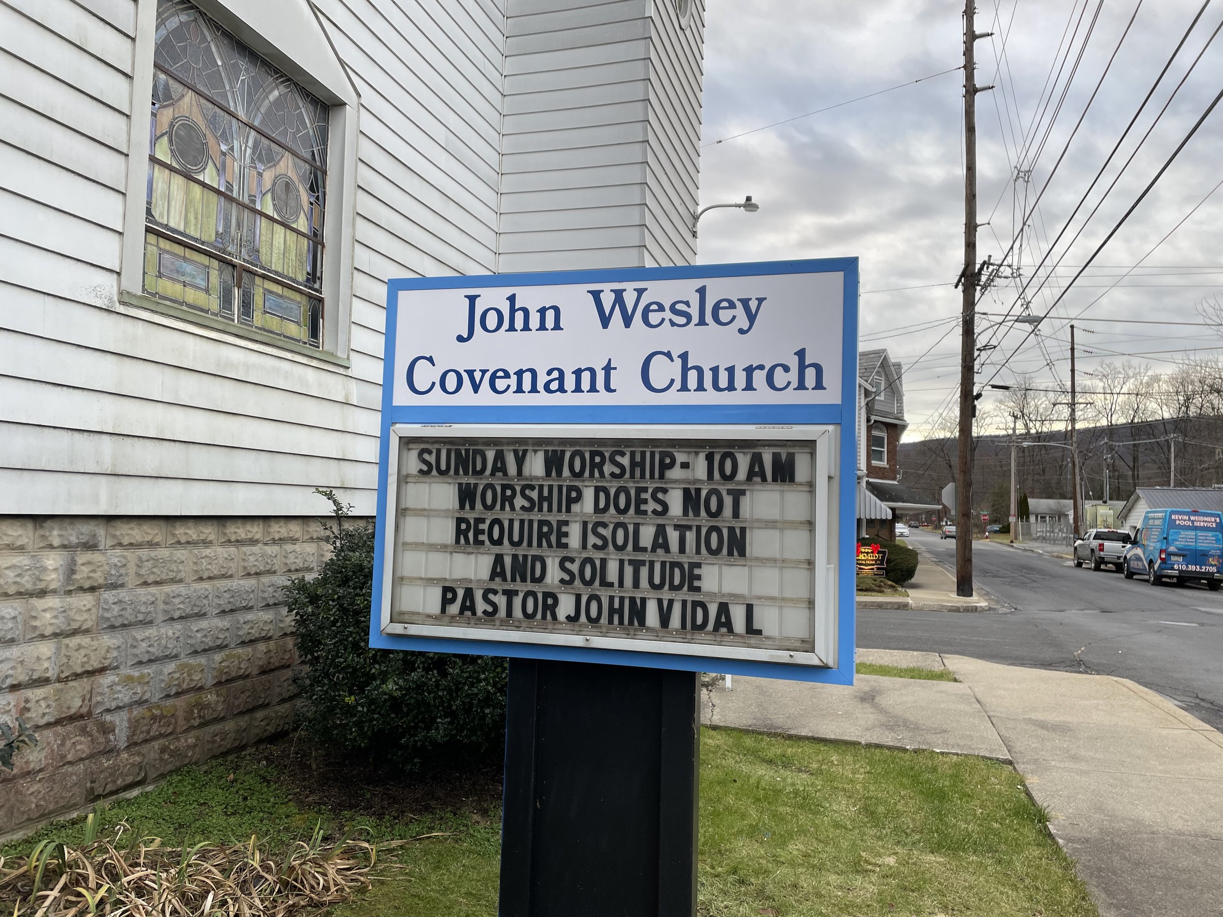 Church Pylon Sign Repair