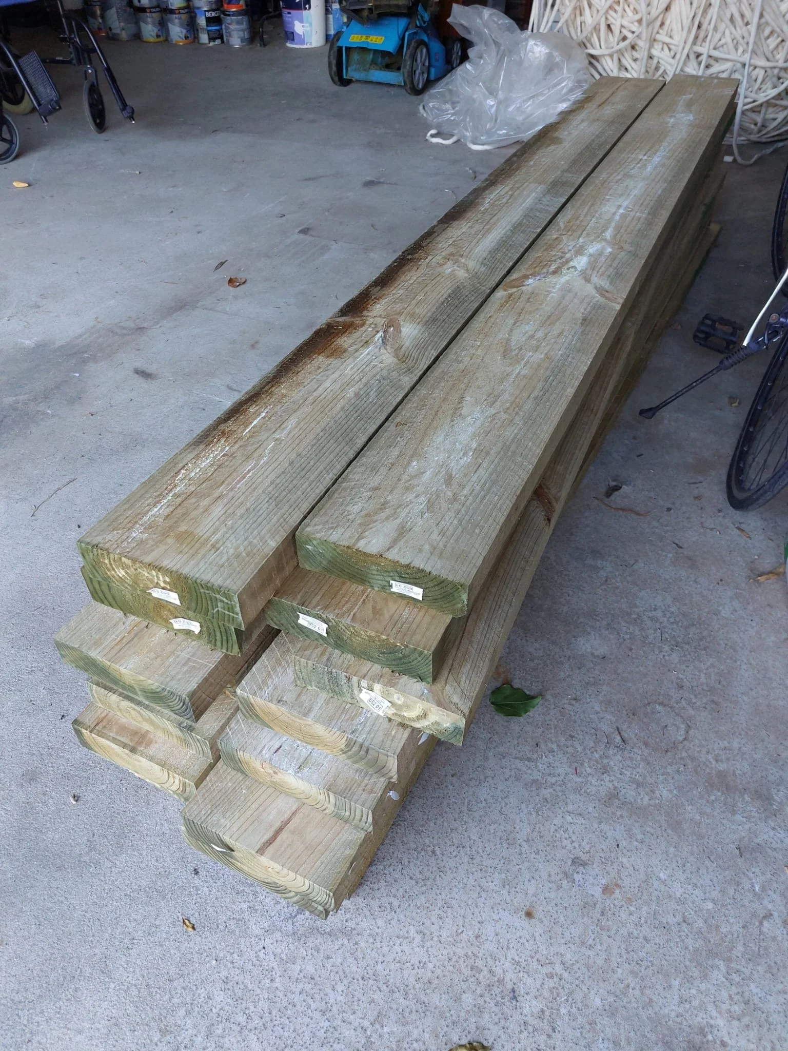 Picking Up All The Timber for Mens Shed