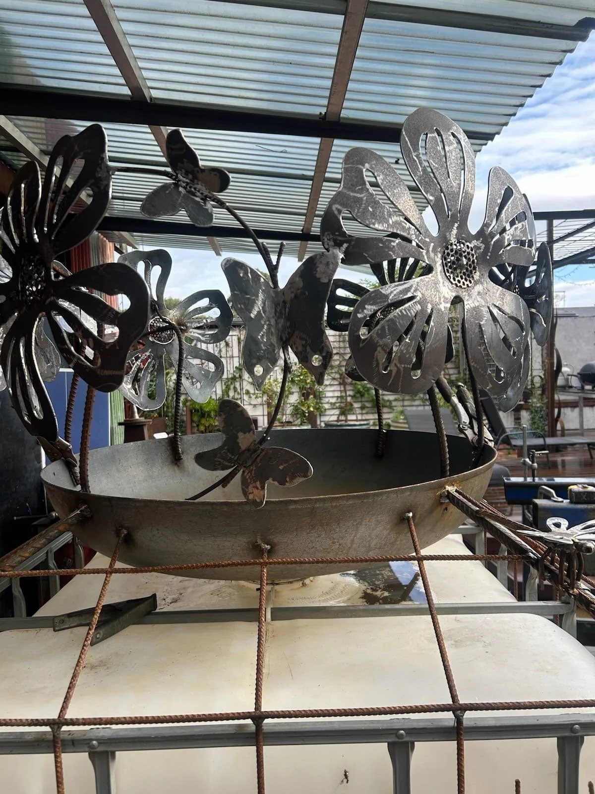 Our Dome Bowl is designed to catch rain water 