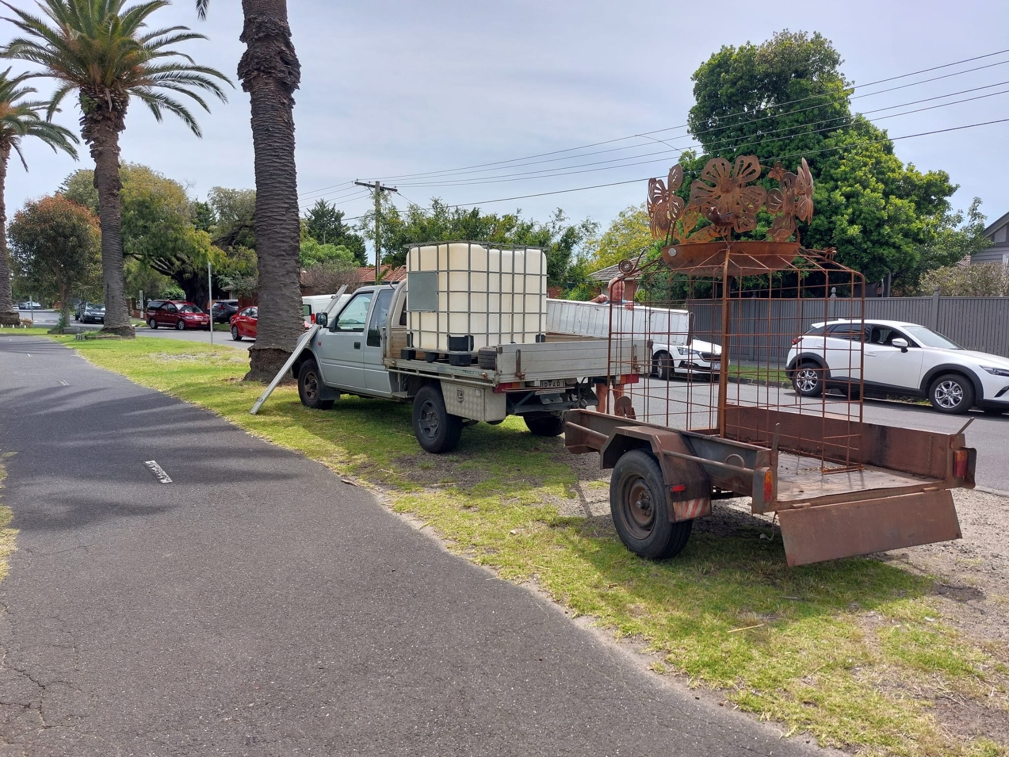 Delivery of Our Rain Harvest Catchment
