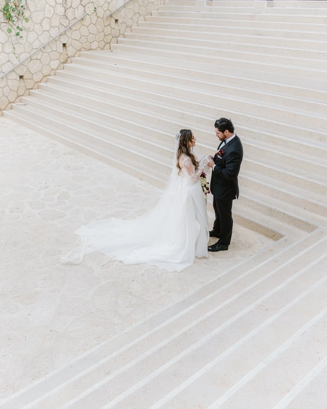 There&rsquo;s a quiet strength in the way they move together.
Effortless, composed, almost cinematic.

Set against soft stone and clean lines, every frame felt intentional like a perfect balance between structure and emotion.

A wedding that didn&rsq