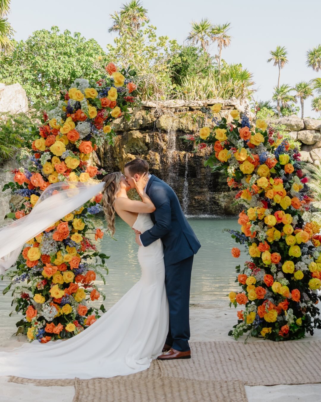 K + J

In Mexico, a wedding is never just a ceremony, it&rsquo;s a feeling, a feast for the senses, a love story painted in sunlit oranges, marigold yellows, cobalt blues, and wild greens.

It&rsquo;s the softness of linen in the heat, the sound of l