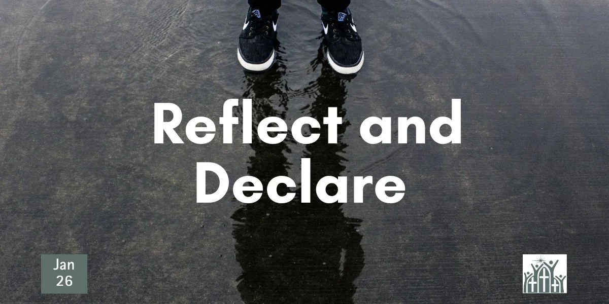 reflect and declare