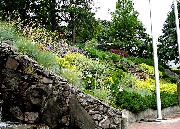 Happy plantings at Overlook Memorial Park, June 2011