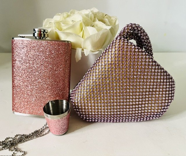 Pink Evening Bag w.Flask.jpeg