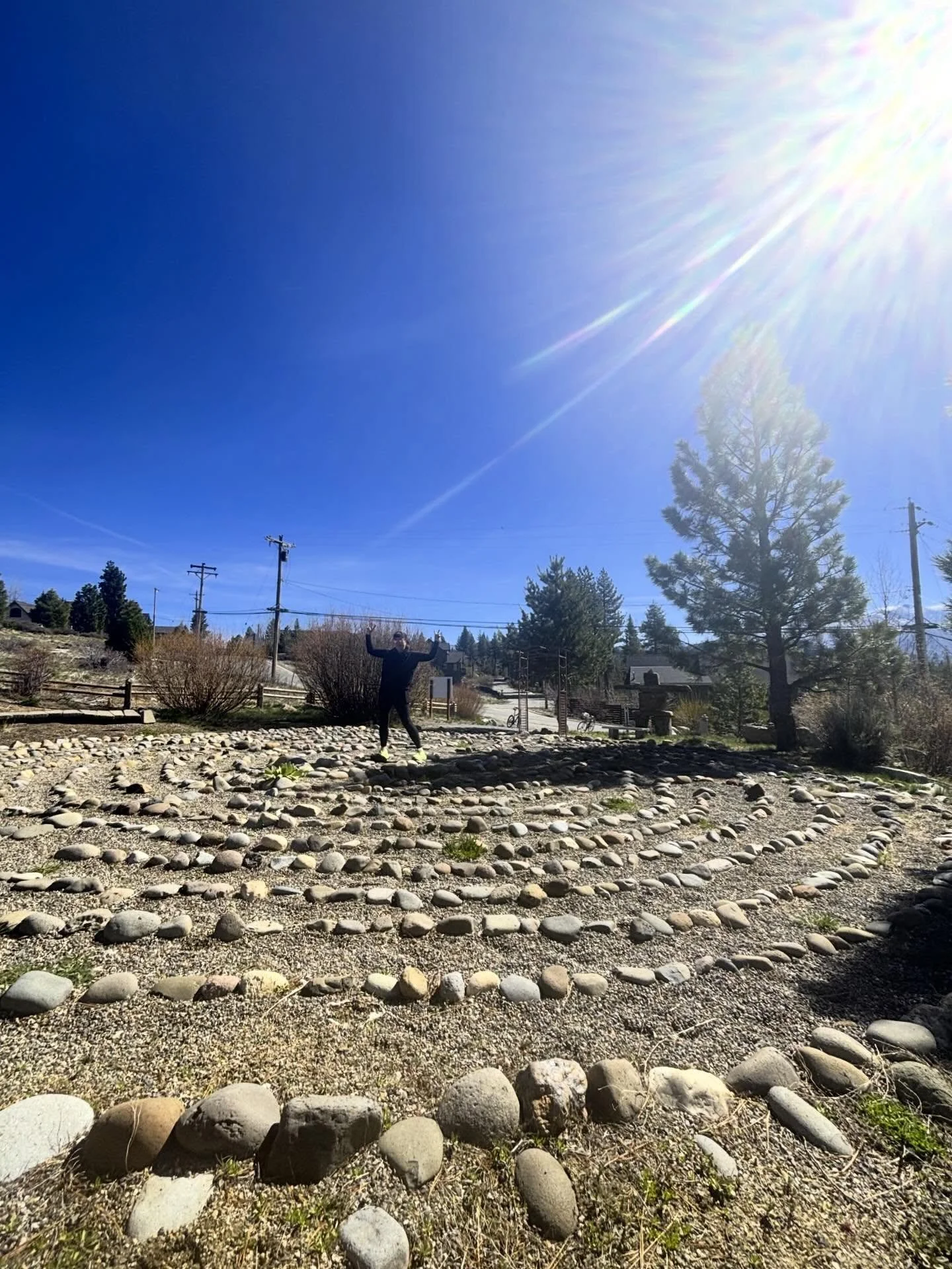 Stone Labyrinth just outside South Lake Tahoe, California #labyrinth #stonelabyrinth #southlaketahoe #laketahoe #california
