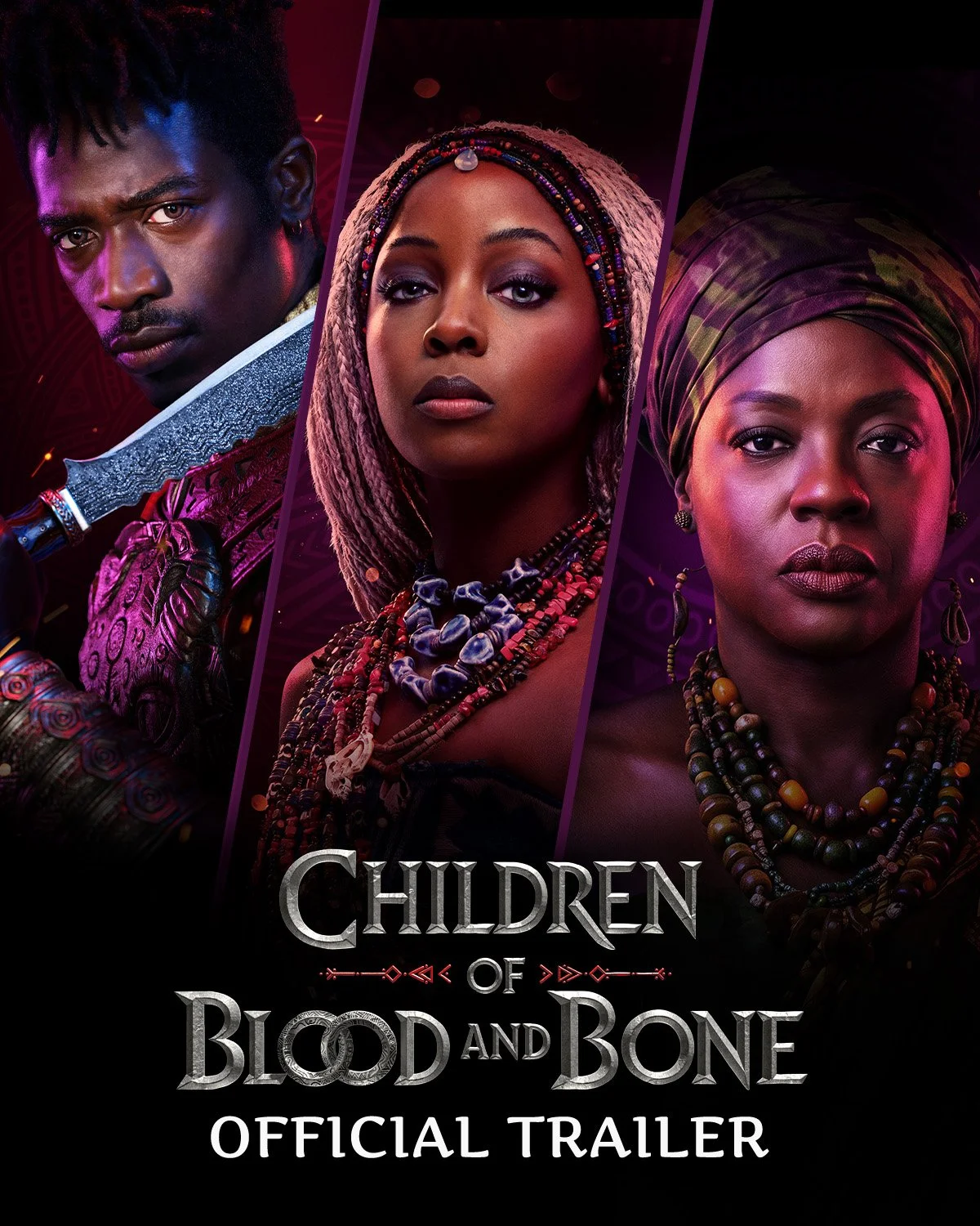 CHILDREN OF BLOOD AND BONE | TRAILER OUT NOW + NEW CHARACTER POSTERS!