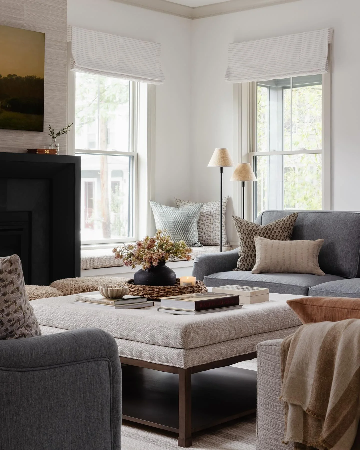 Texture, layers, and a warm tonal palette makes us feel right at home here. 

Photography: @larakimmerer 
Styling: @caitgury