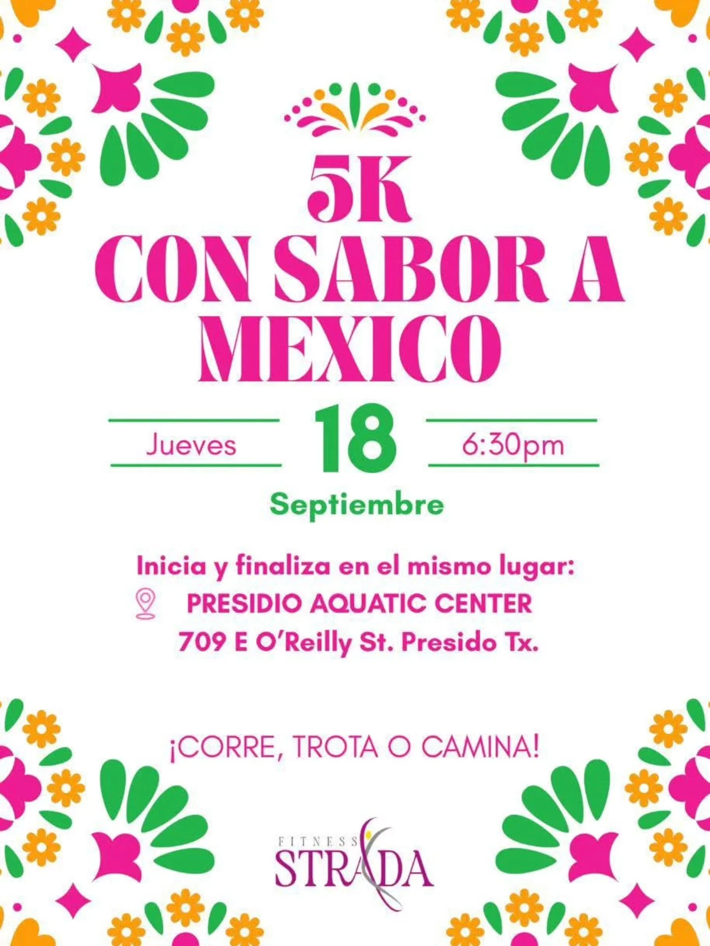 🏃&zwj;♀️✨ Get ready for Presidio&rsquo;s upcoming 5K! ✨🏃&zwj;♂️
Move your body and have fun with friends and family. It doesn&rsquo;t matter if you run, walk, or bring small children. The point is to be in community and have a nice evening together