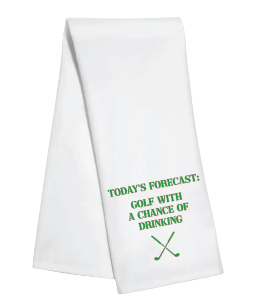 Golf Forecast Kitchen Towel