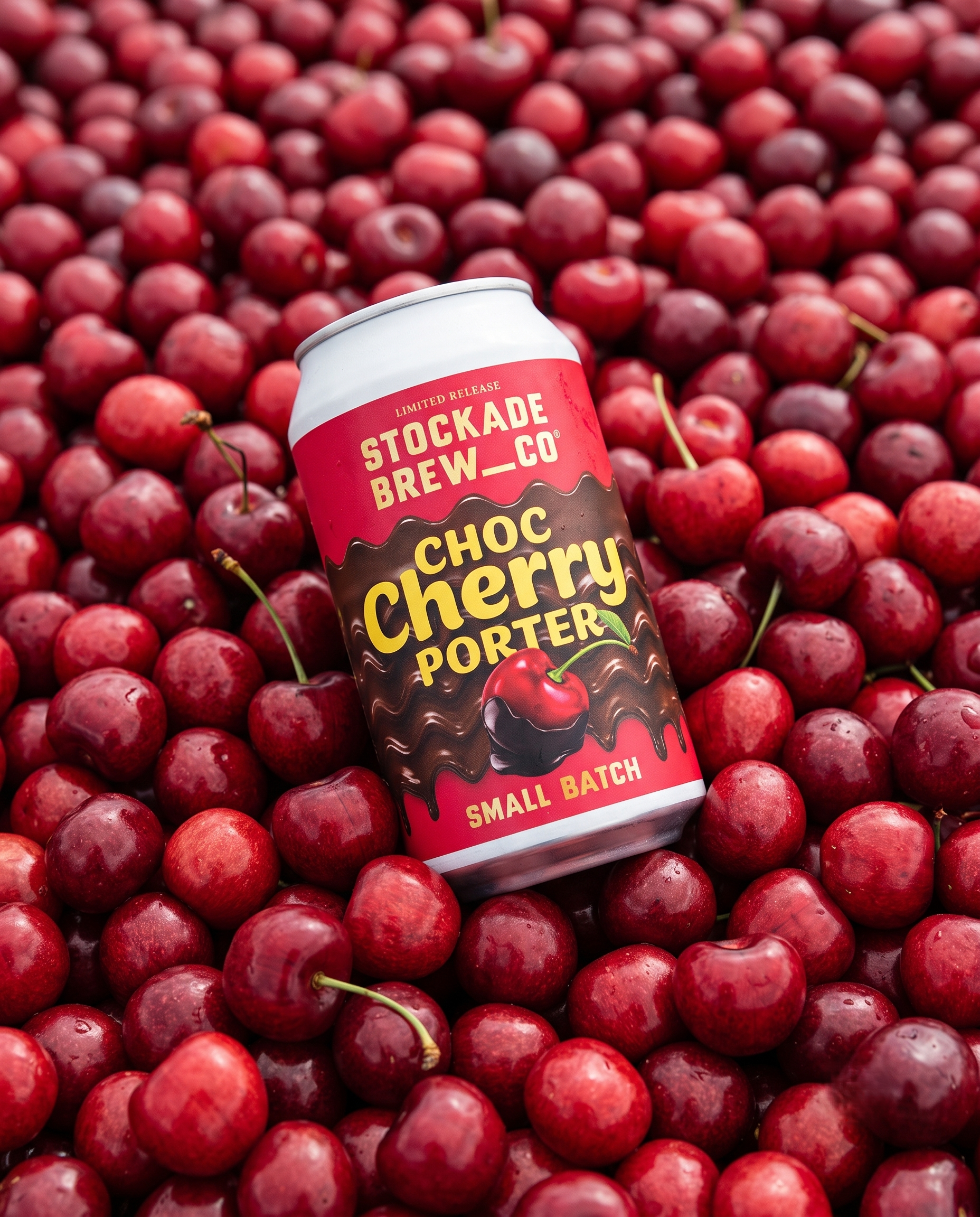 Choc cherry porter, proudly brewed in Goulburn NSW