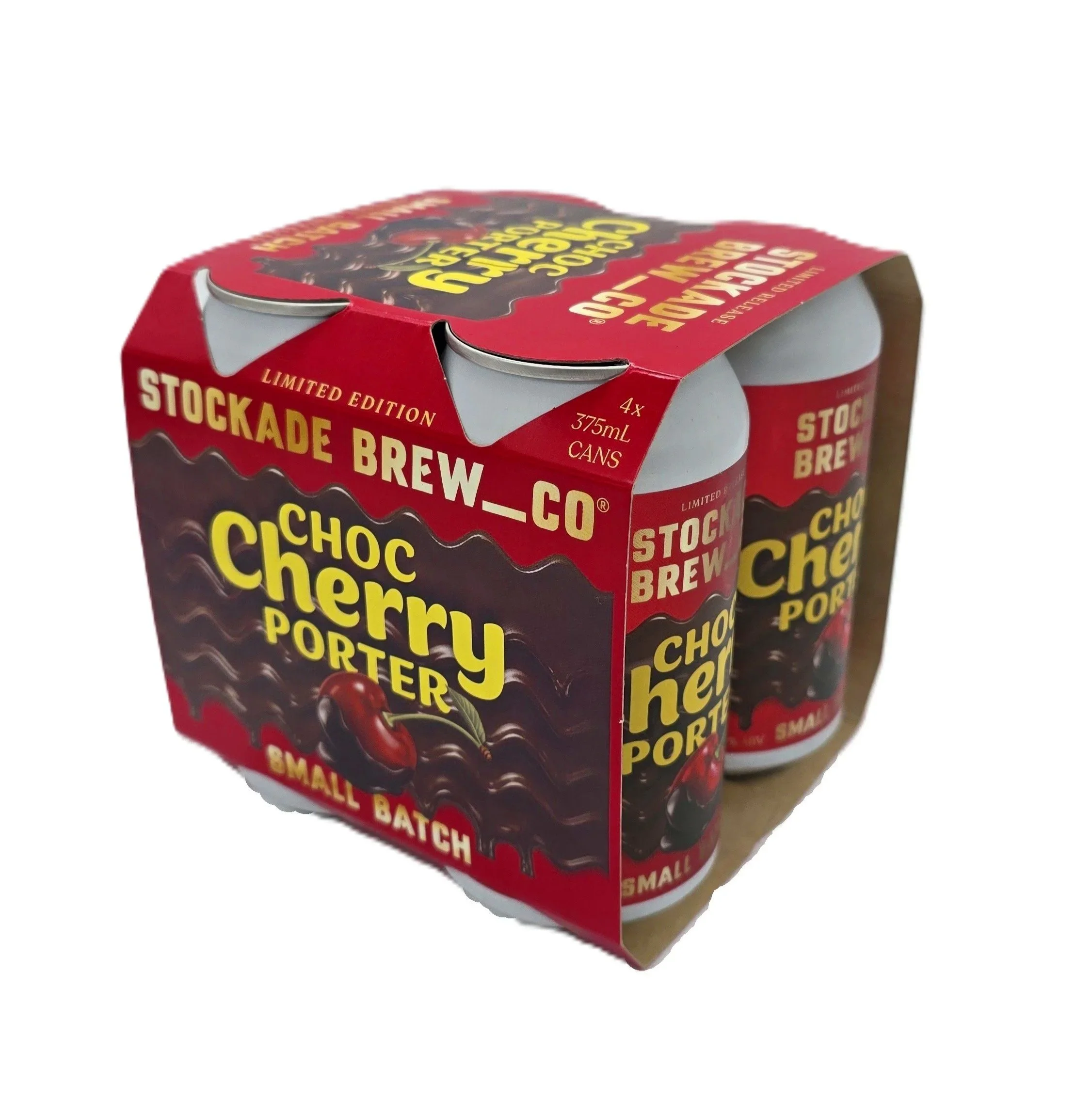 Choc cherry porter. Craft beer proudly brewed in Goulburn