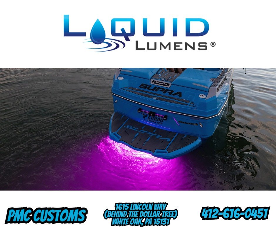 💡 Light up your boat like never before with Liquid Lumens! 💡
Whether you're cruising the lake at dusk or turning heads at the dock, Liquid Lumens LED lighting systems bring unmatched brightness, color, and style to your boat. 🌊✨

✅ Ultra-bright un