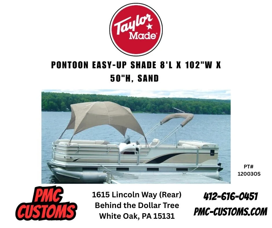 ☀️ Add More Shade to Your Pontoon Boat! 🚤
Beat the heat and stay protected with the Taylor Made Easy-Up Shade&mdash;the perfect way to expand your pontoon&rsquo;s comfort zone. Made from lightweight, marine-grade Hot Shot&trade; polyester, this shad