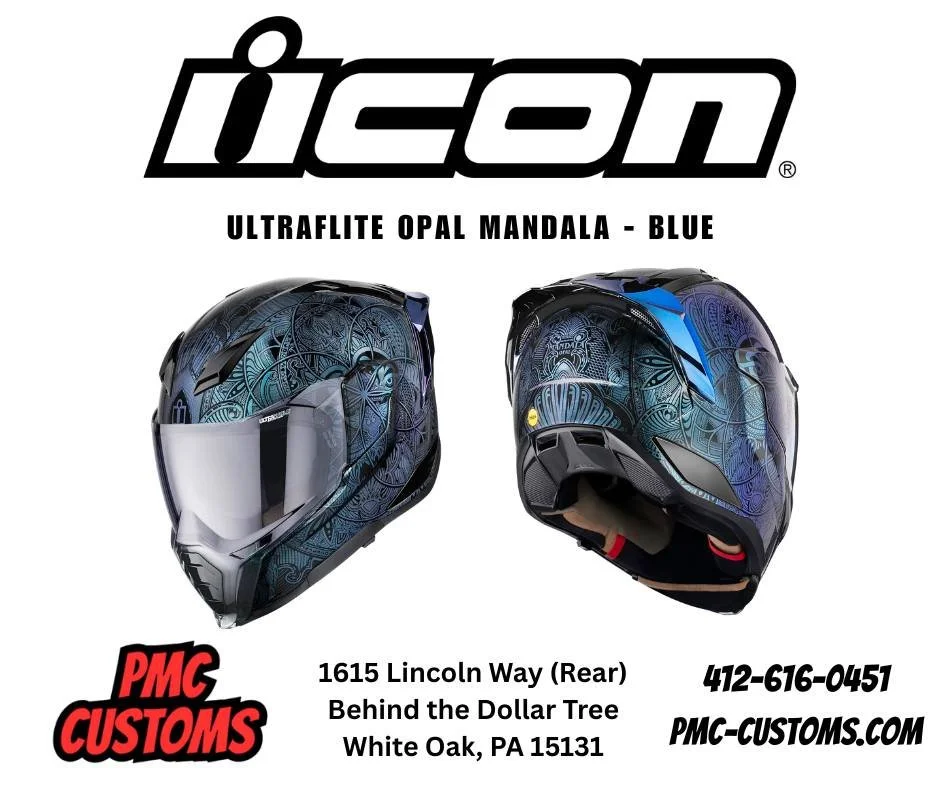 🌌 Channel chaos into clarity with the ULTRAFLITE&trade; Opal Mandala 🌌
Hypnotic mandala-inspired graphics meet Icon&rsquo;s color-shifting Opal paint, creating a helmet that shifts hues like thought in motion. Beneath the stunning design lies a han