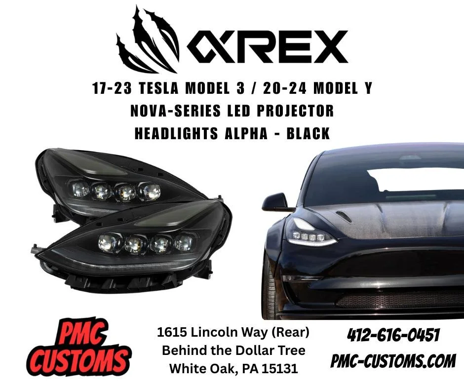 🚗💡 Upgrade Your Tesla with AlphaRex NOVA-Series Headlights!
Take your Tesla Model 3 (2017&ndash;2023) or Model Y (2020&ndash;2024) to the next level with AlphaRex NOVA-Series LED Projector Headlights in sleek Alpha-Black. These headlights combine a