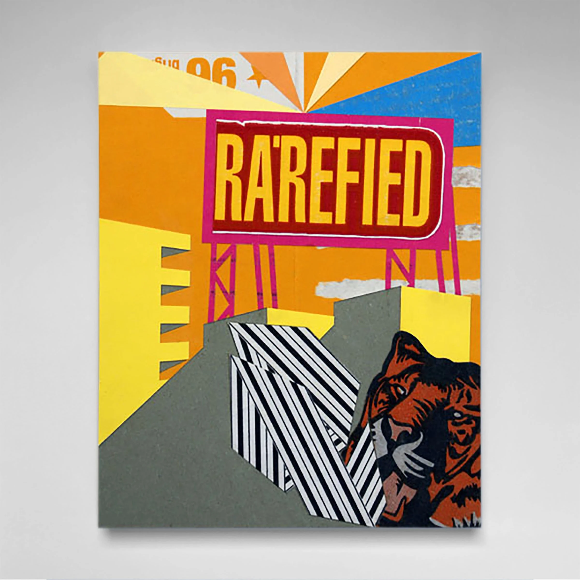 2011.04 Rarefied, found printed paper, 9 x 7 1/4 inches.