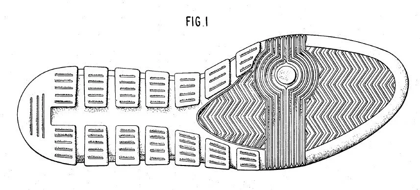 Fig. 1 of U.S. Des. Patent No. 274,574