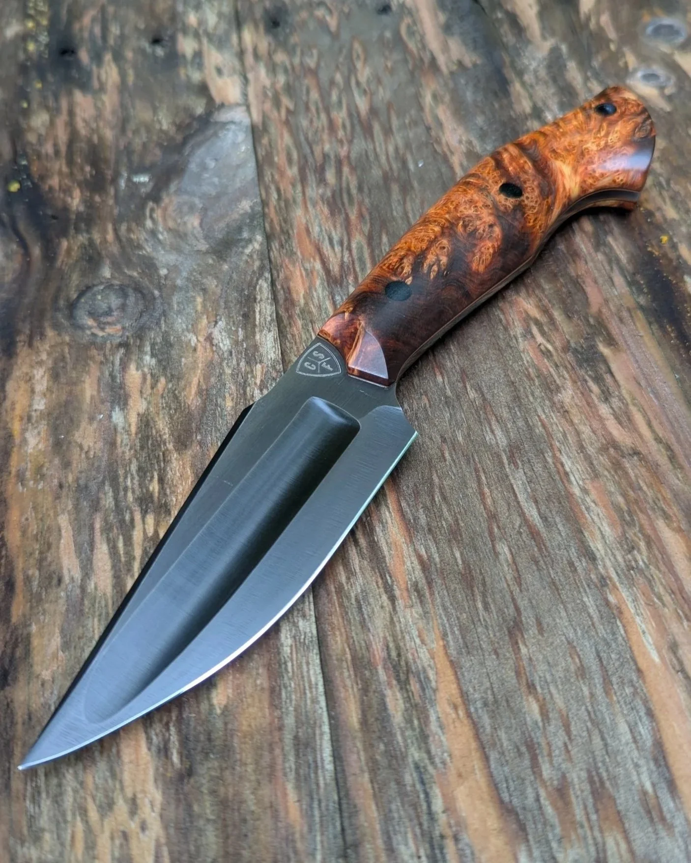 Harrier - 1084, Stabilized Yellow Cedar Burl