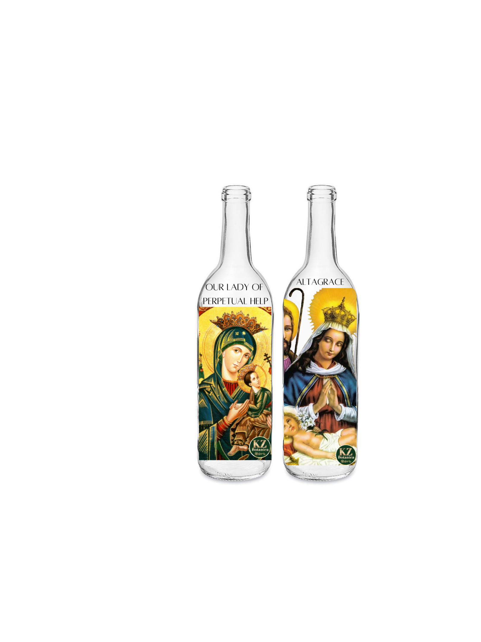 Our Lady Of Perpetual Help X Altagrace Bottle Set
