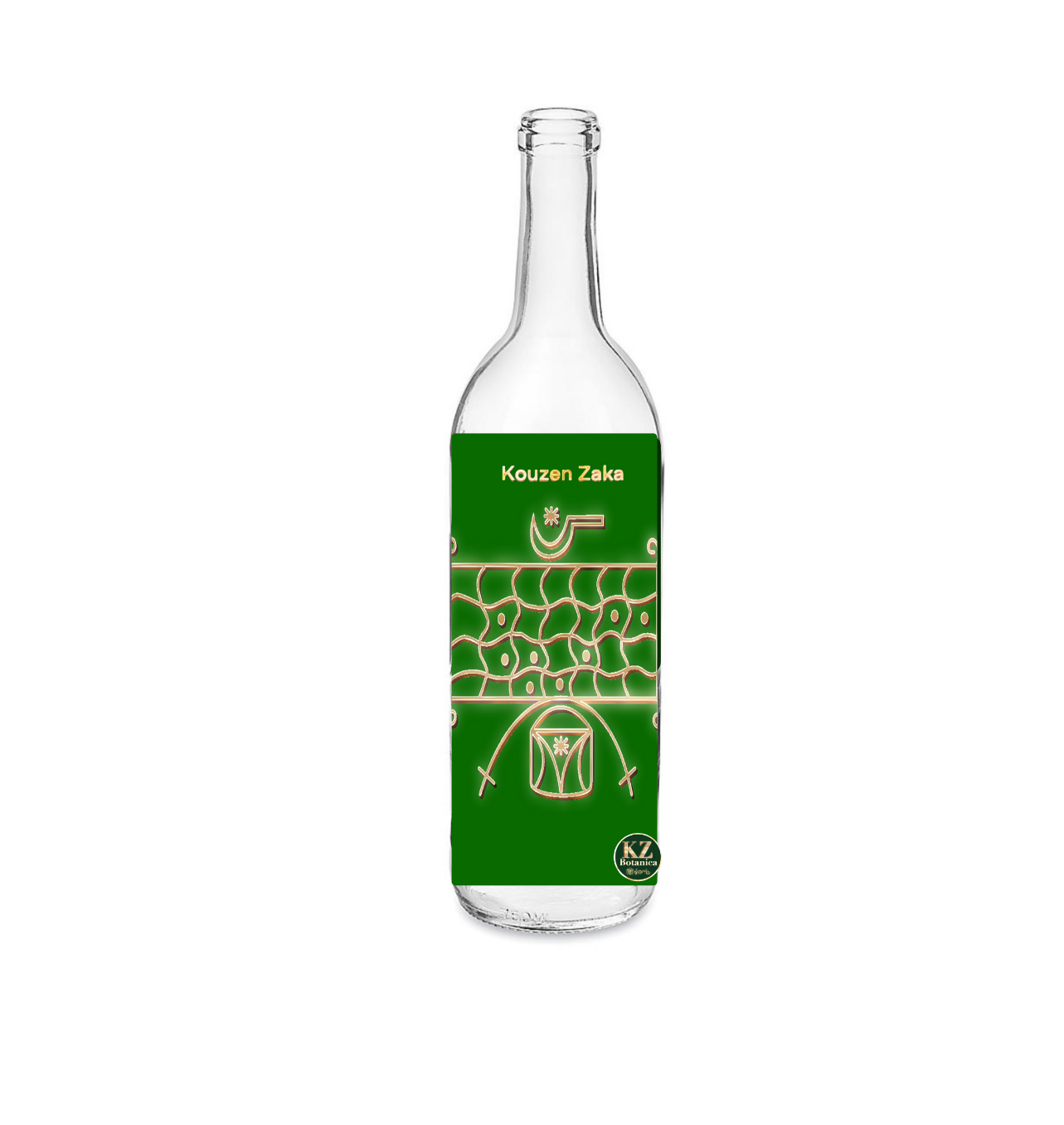 Kouzen Zaka Vèvè Empty Bottle