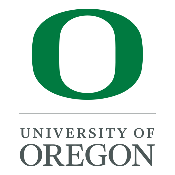 University of Oregon logo with green text