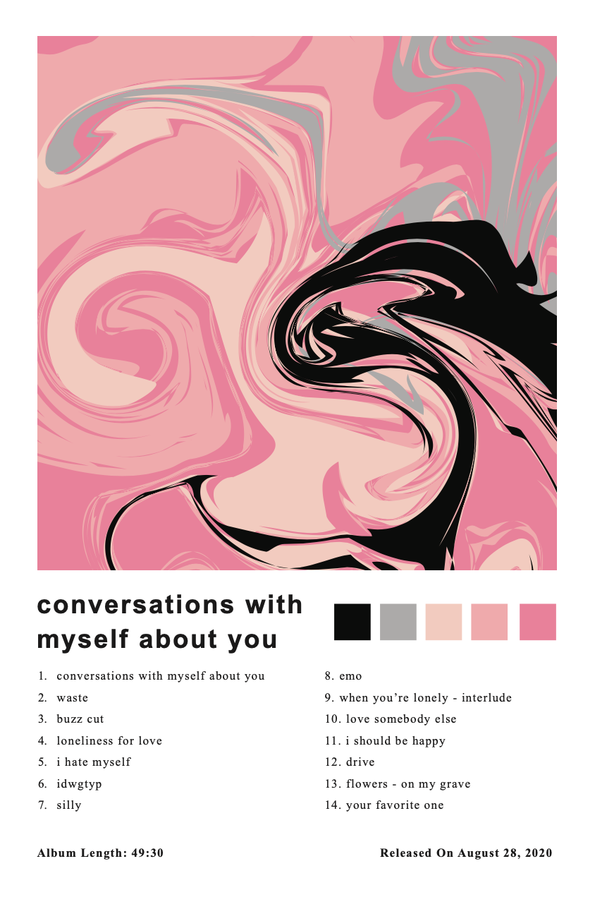 Abstract Music Album Poster 