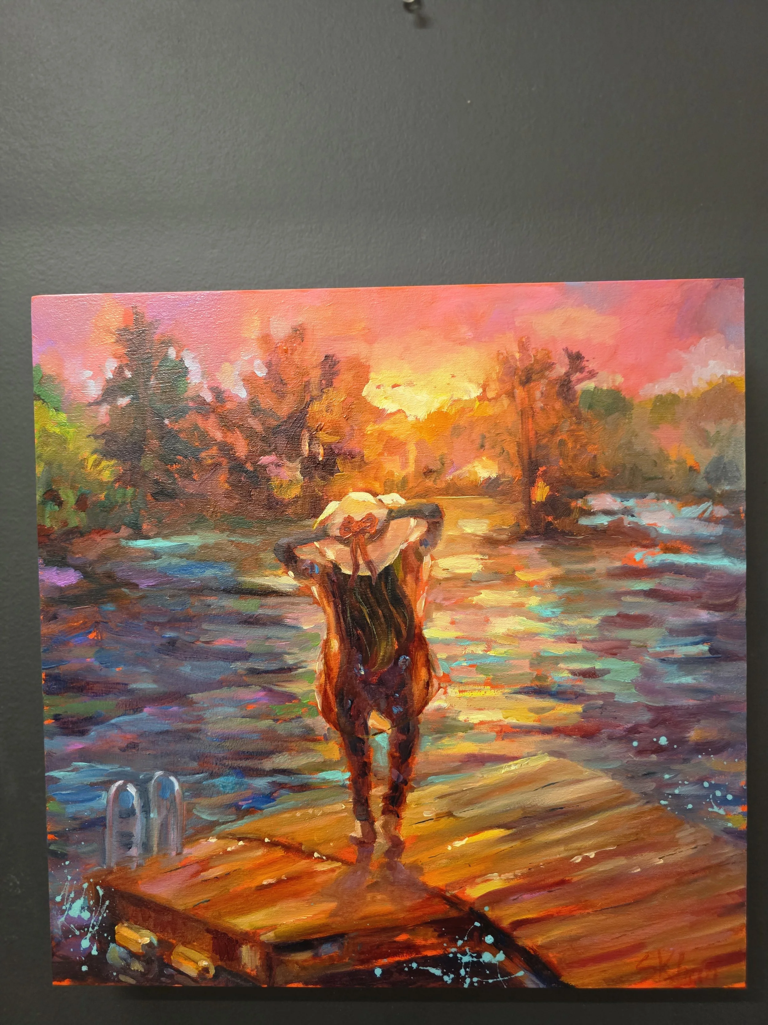 The Beginning & The End 12x12in Oil on Panel