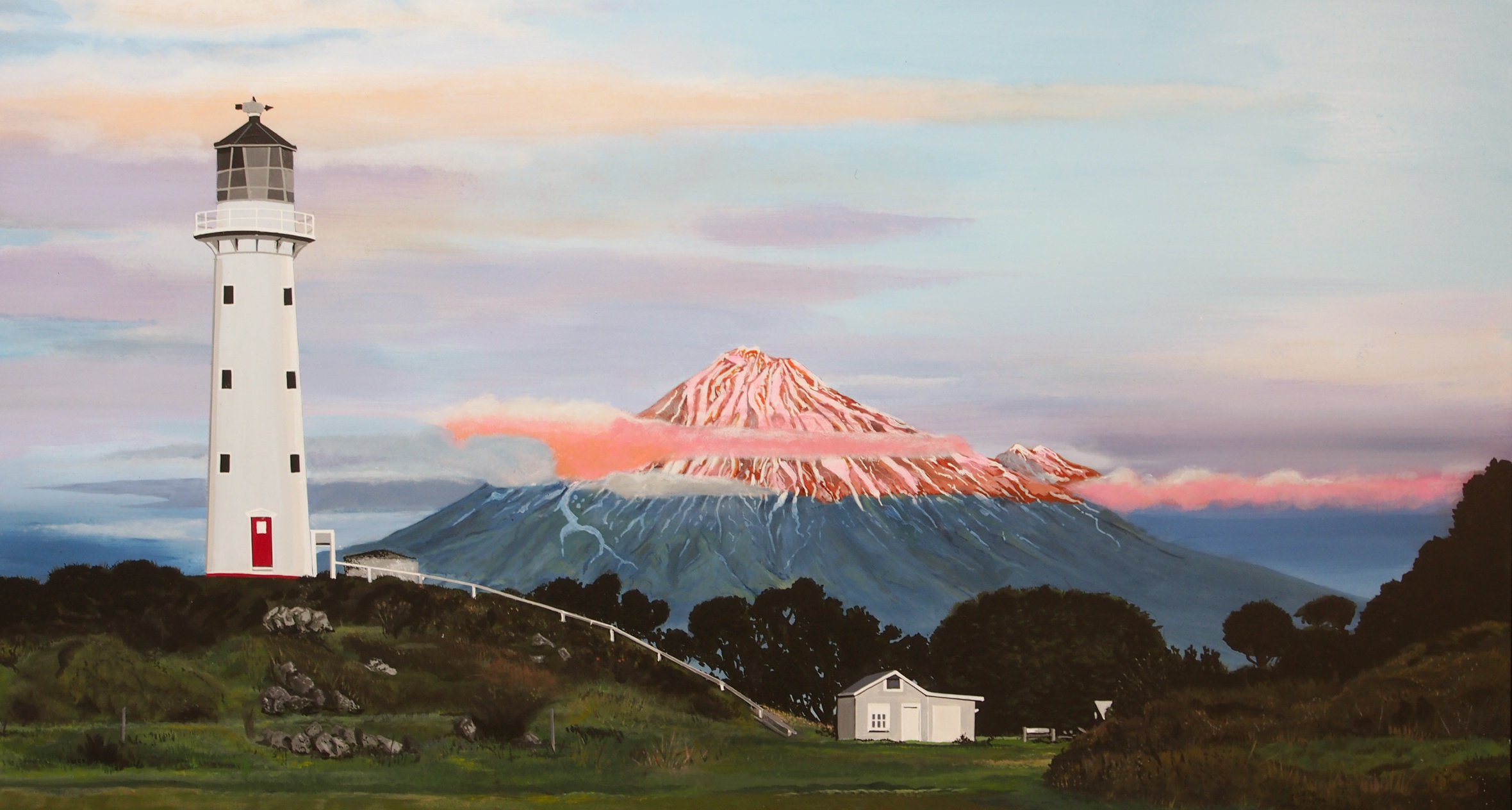 painting Mt Taranaki Sunset finished.jpg