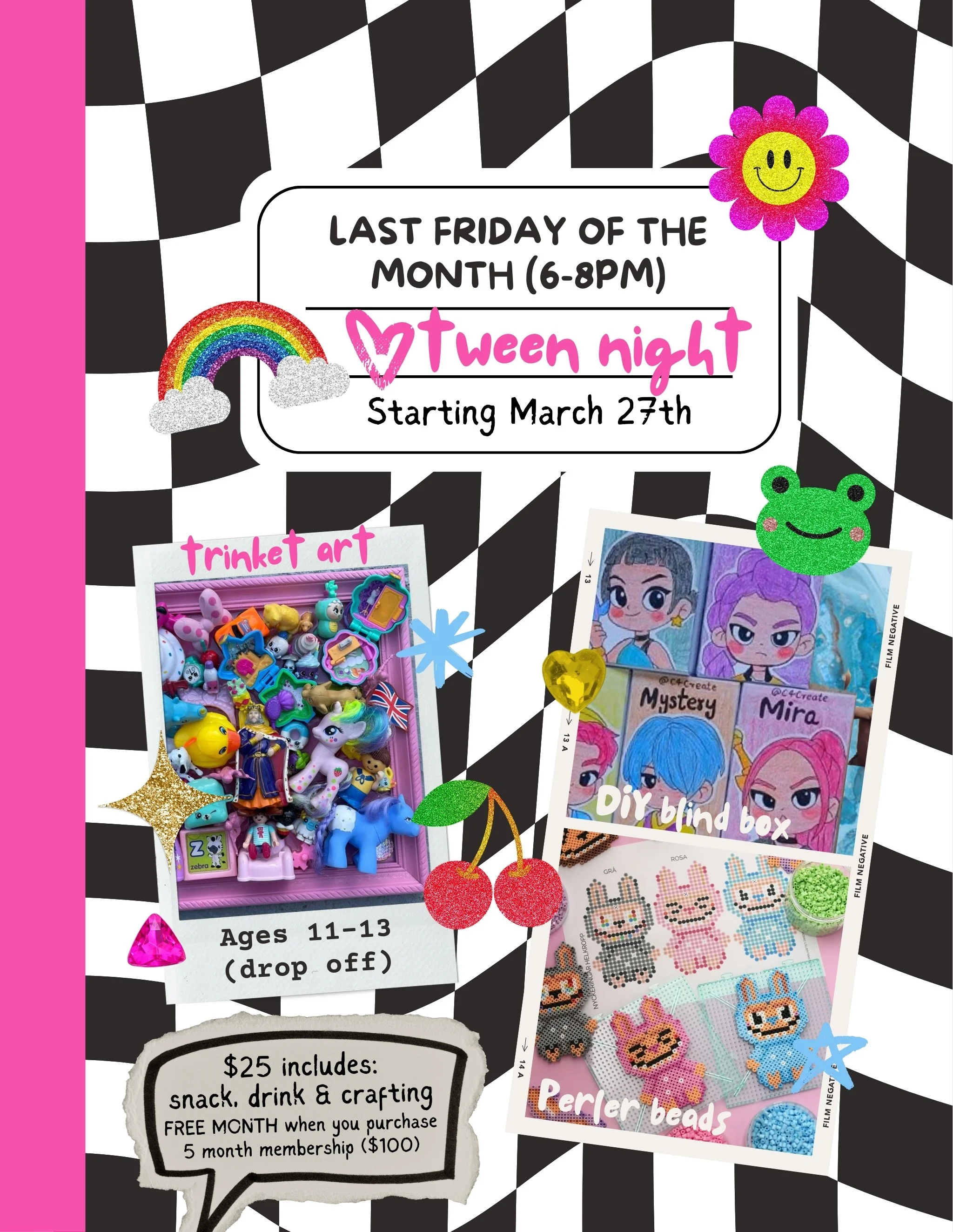 Monthly Tween Night (drop-off) Membership