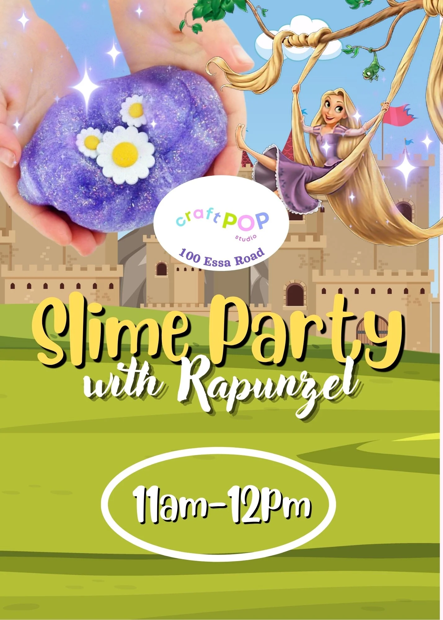Slime Party with Rapunzel (11am-12pm)