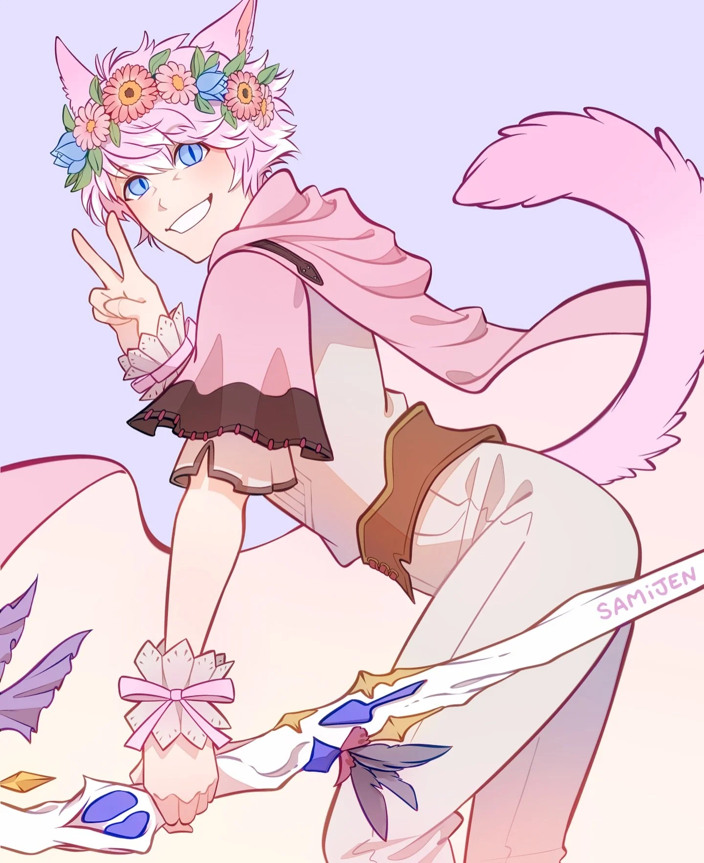 Commission 🌸🩷

#ffxiv #clipstudiopaint