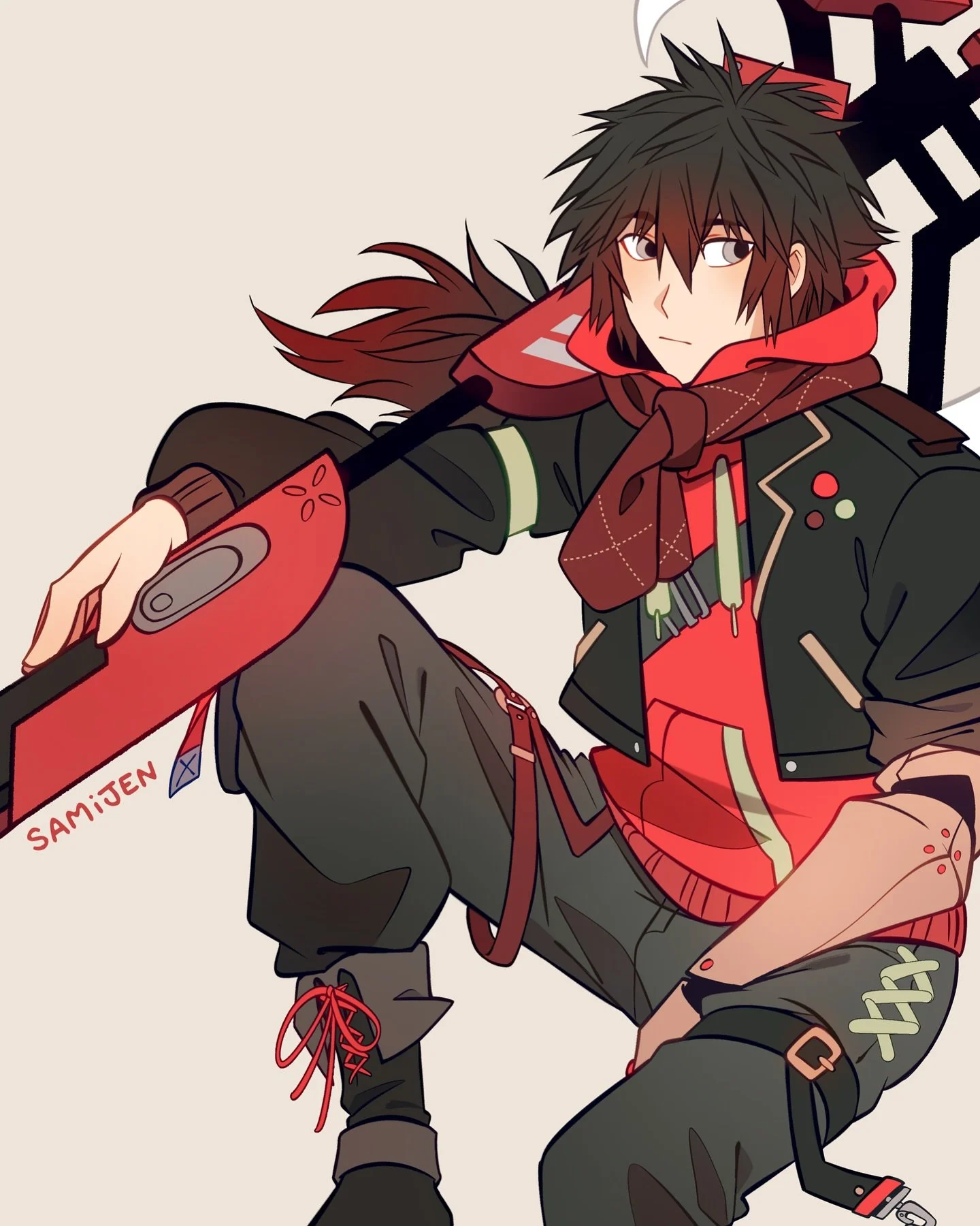 Commission for vulpixyl 🧣❇️

#characterdesign #clipstudiopaint