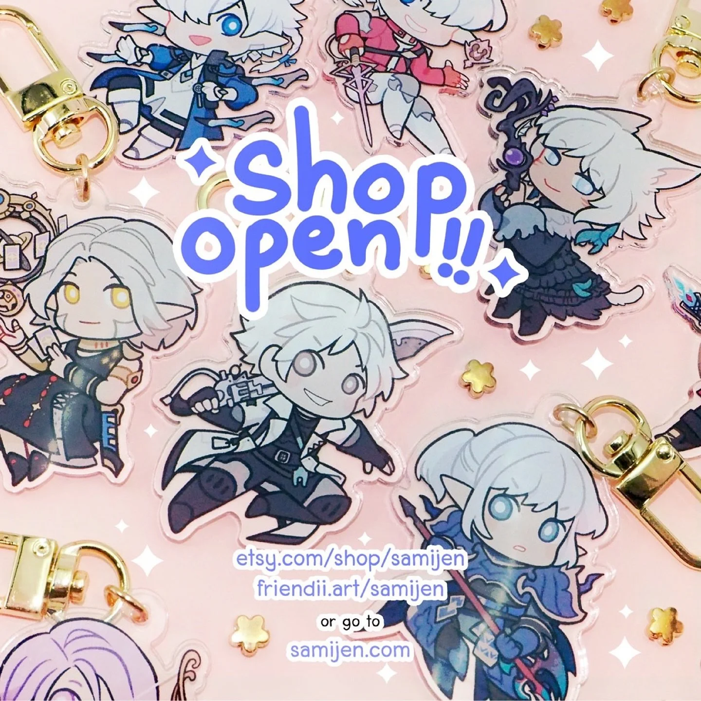 Shop Open!! Go to link in bio to check them out~💖