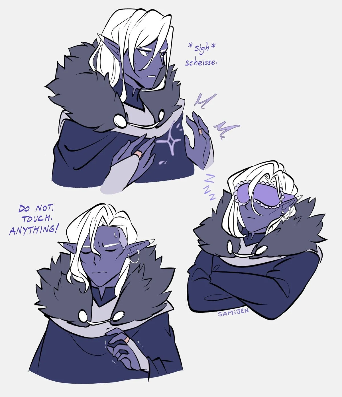 Just found out I never posted this doodle here🥲 Drawn last year. HOT BOIIIII #criticalrolefanart #shadowgast