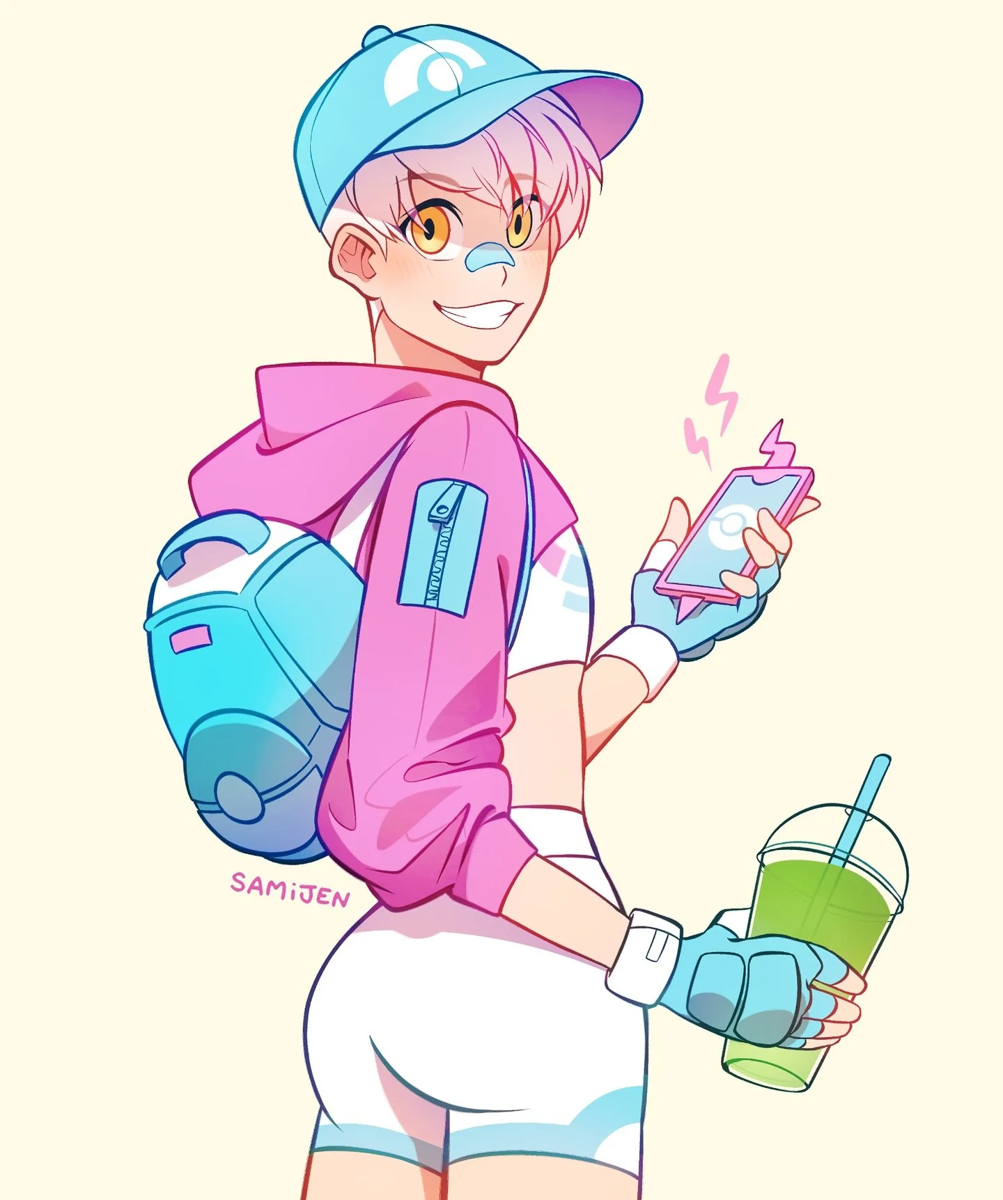 Commission for @lucky_bonez 💜🩷

#pokemon #pokemonart #clipstudiopaint #digitalart