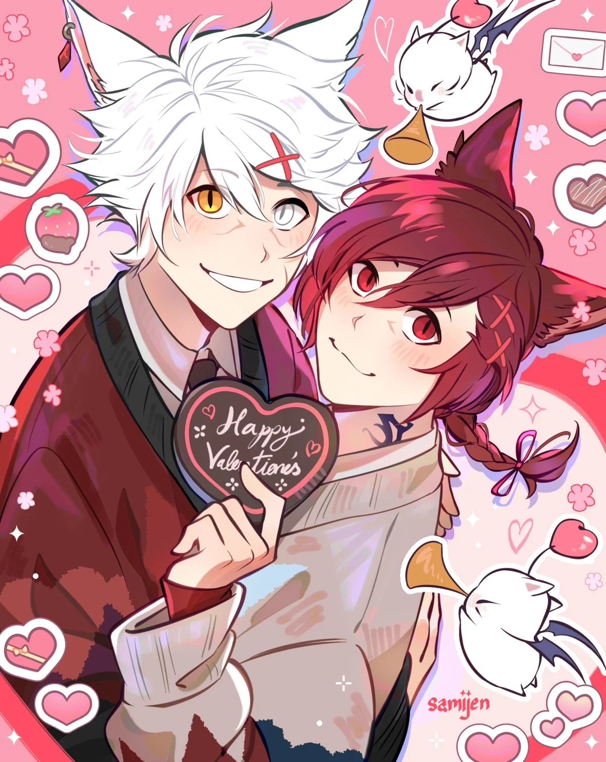 Happy Valentione&rsquo;s Day !! 💝 
#ffxiv #wolgraha