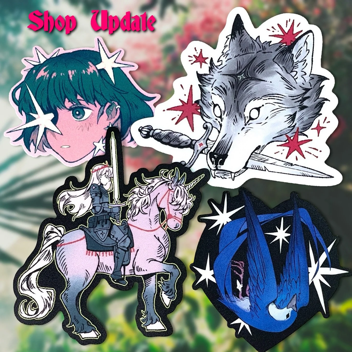 💙SHOP UPDATE💙 Added new prints and stickers! 

🎟️Get 10% off on Etsy (minimum $30) with code &ldquo;MINUS10&rdquo;

Links to Internation shop and Thai/SouthEastAsia shop are in bio!! 💕