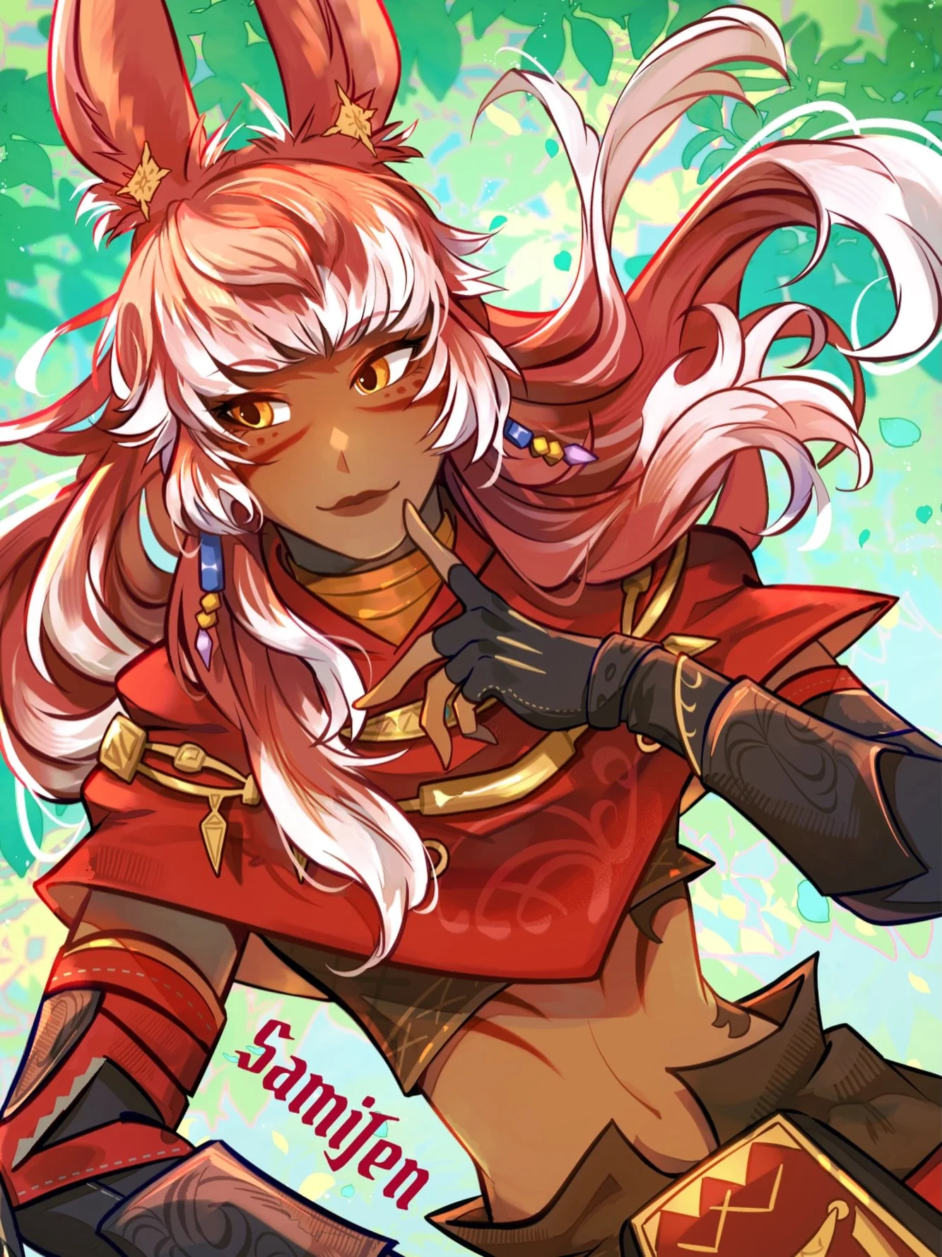Commission for Kaiyotea 🐇 #ffxiv