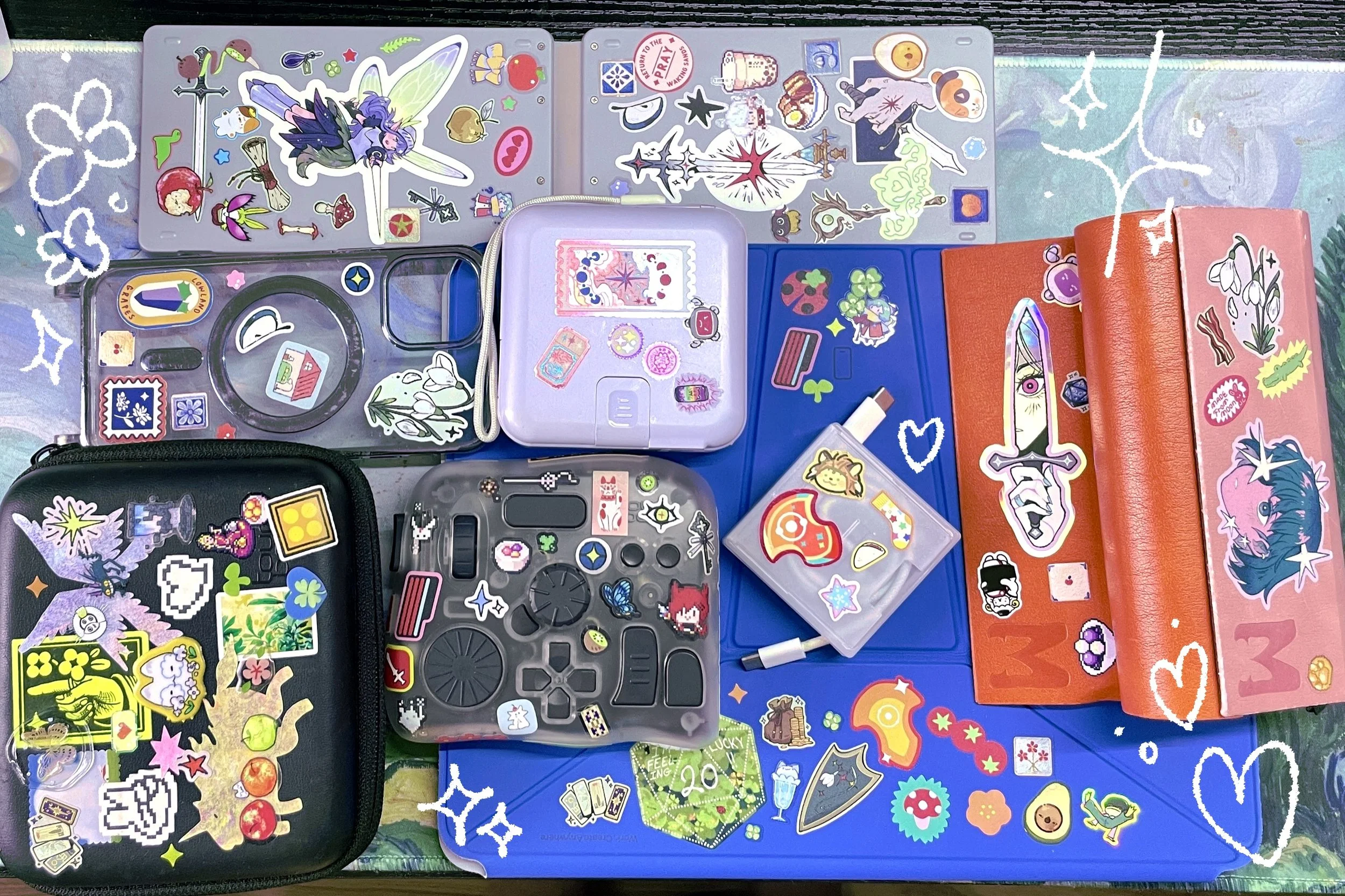 &ldquo;you must like stickers&rdquo;
me: how did you know?
