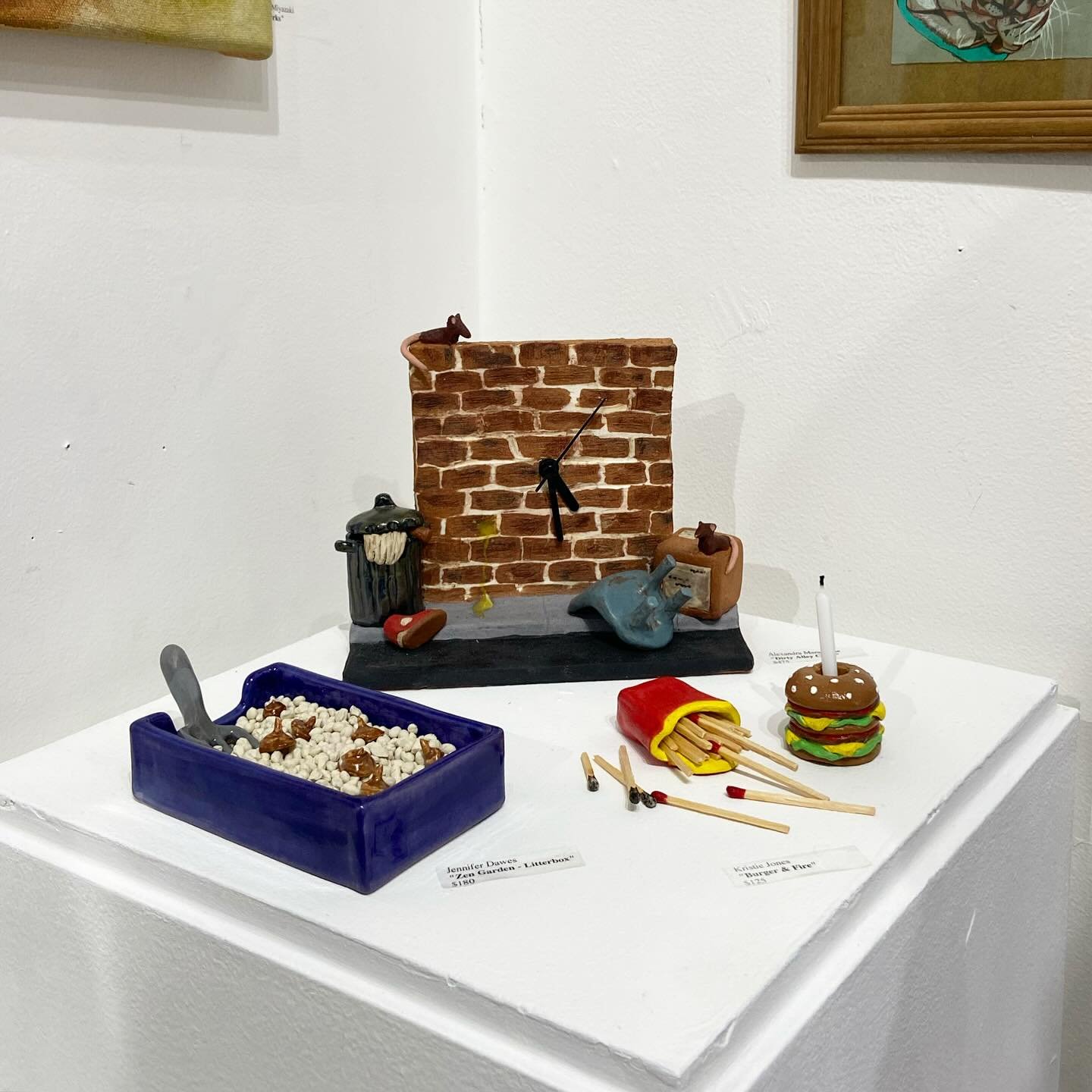 Stopped by @northerncontemporary to check out the All The Small Things show! Saw the clock and some friends work!! On until the 17th of June if you want to go 💕🤪