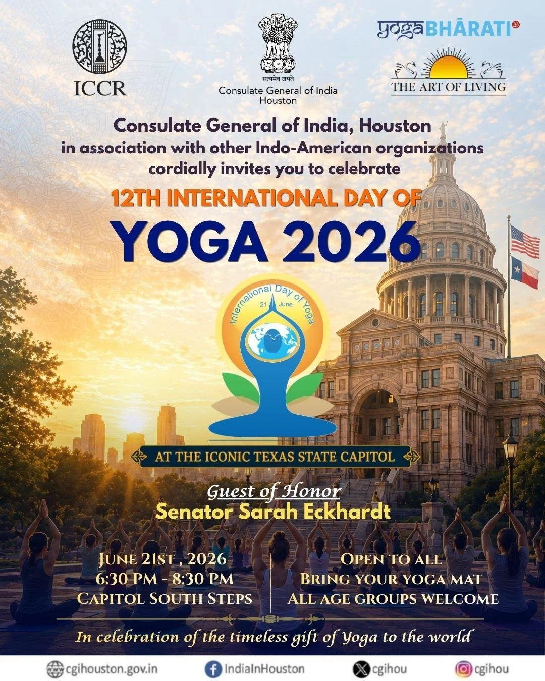 Austin -International Day of Yoga (IDY)